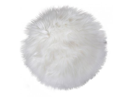6268 2 podsedak lambskin 100 polyester bily