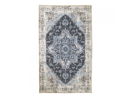6301 2 koberec havana 200x300 cm polyester se vzorem modrym