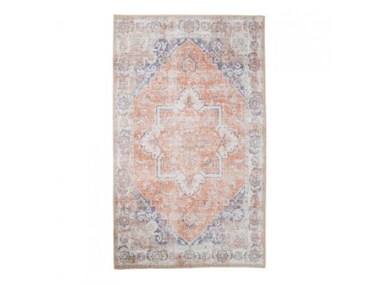 6304 2 koberec havana 200x300 cm polyester se vzorem oranzovomodrym