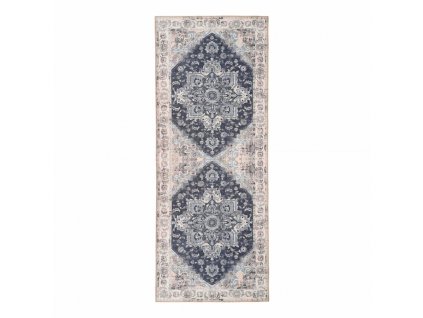 6310 3 koberec havana 80x200cm polyester se vzorem modry