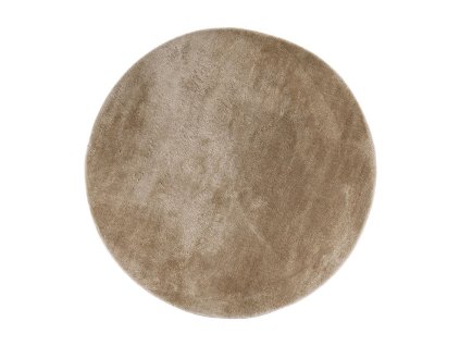 6391 3 koberec kulaty miami 160 cm polyester bezovy