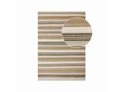 6424 2 koberec morena 160x230 cm house nordic juta vlna a bavlna sedy