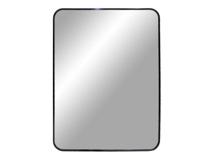 6517 1 nastenne zrcadlo madrid obdelnikove 50x70 cm cerny ram