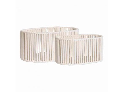 7276 8 kose ovalne arese house nordic set 2 ks bavlna bezove