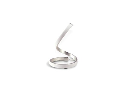 7537 2 stolni lampicka led nur mantra kov stribrna