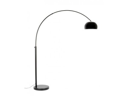 7693 14 stojaci lampa metal bow zuiver cerna