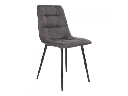 412 5 jidelni zidle middelfart mikrovlakno tmave seda
