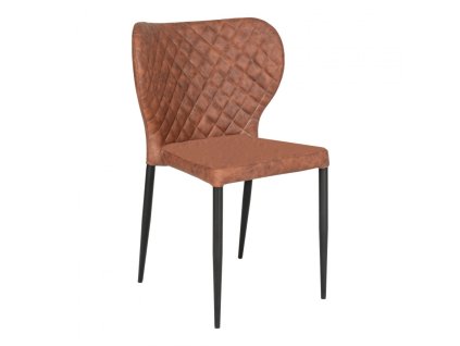 508 2 jidelni zidle pisa vintage hneda pu cerna podnoz