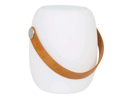 8860 7 led lampa cardif s pu popruhem bila dobijeci s reproduktorem