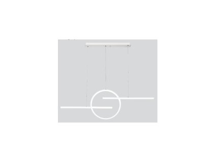 9199 4 zavesne svitidlo kitesurf mantra 7190 kruh a dve primky led bile