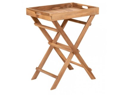 9283 5 balkonovy stolek ronda house nordic 29x39 cm teak