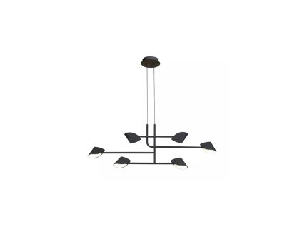 9370 3 zavesne svitidlo capuccina mantra 6 stinidel cerne