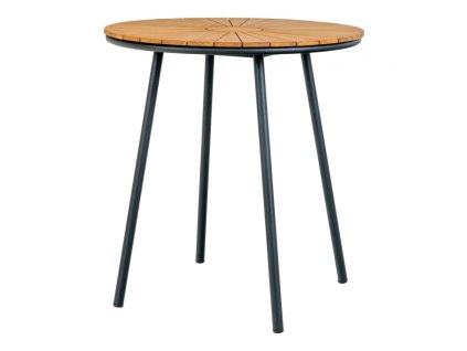 9559 4 konferencni stolek kulaty cleveland house nordic 70 cm teak prirodni
