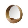 9772 4 drevene zrcadlo round zuiver nastenne kulate prumer 60 cm