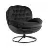 11266 6 kreslo otocne lima atr s podnozkou calounene cerne