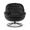 11266 7 kreslo otocne lima atr s podnozkou calounene cerne