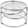 12709 5 odkladaci stolek swivel tripel pt 62 cm chrom a sklo