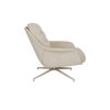 Křeslo otočné PHILLY Zuiver, látkové, béžové