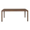 Jídelní stůl STORM ZUIVER  160x90 cm, dřevo kaučukovníku, ořech