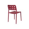 Zahradní židle SERRA WLL, plast červený