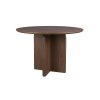 Jídelní stůl kulatý LAURENT WLL Ø120 cm, ořech