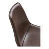 Kancelářská židle otočná MONACO House Nordic, ekokůže hnědá