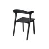 Jídelní židle NORTHWOOD Zuiver, dřevo, černá