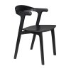 Jídelní židle NORTHWOOD Zuiver, dřevo, černá