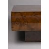 Konferenční stolek QUINN Dutchbone 90x90 cm, dřevo, ořech