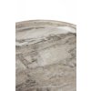 Odkládací stolek kulatý COSMOPOLITAN Ø40 cm, mramor, hnědý