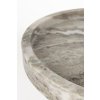 Odkládací stolek kulatý COSMOPOLITAN Ø40 cm, mramor, hnědý