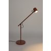 Stolní otočná lampa AERO, WLL, kov, červená