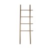 Žebřík, věšák JHON WLL, dřevo, ořech