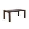 Jídelní  stůl BRUNEAU DUTCHBONE 180x90 cm, tmavě hnědý