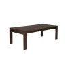 Konferenční stolek BRUNEAU DUTCHBONE 120x60 cm, tmavě hnědý