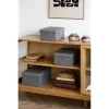 Úložné boxy NOTO House Nordic polyester, set 3 kusů, šedé
