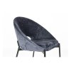 1471 17 jidelni zidle dando wll kov a polyester tmave seda