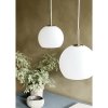 2272 3 zavesna lampa ball frandsen 18 cm bile sklo