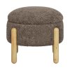 2776 8 puf medas 45 cm house nordic polyester hnedy