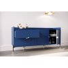 3142 22 komoda tv dancan iga 65 5x142 cm modra barva kovove nohy ve zlate barve
