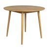 Jídelní stůl kulatý FABIO WLL Ø120 cm, přírodní
