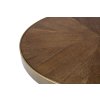 Konferenční stolek DENISE Ø61 cm, WLL, dřevo a kov