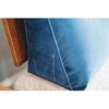 Denní polštář VISBY TRIANGLE, modrá French velvet fabric 670 (Šířka 180 cm)