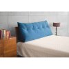 Denní polštář VISBY TRIANGLE, modrá French velvet fabric 670 (Šířka 180 cm)