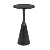 Odkládací stolek NOAH WLL Ø35 cm, kov černý