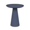 Odkládací stolek RINGAR WLL Ø34,5cm práškový kov, modrý