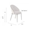 163 14 jidelni zidle rodin dutchbone boucle cerna