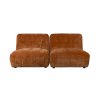 5503 21 pohovka giada dutchbone 184 cm dvousedak samet hneda