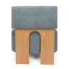 187 20 kreslo oolong zuiver boucle modre