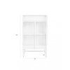 6775 15 prosklena skrin wll herbe 105x60 cm zeleny kov